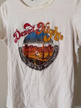 Desert Nights Graphic Tee - White